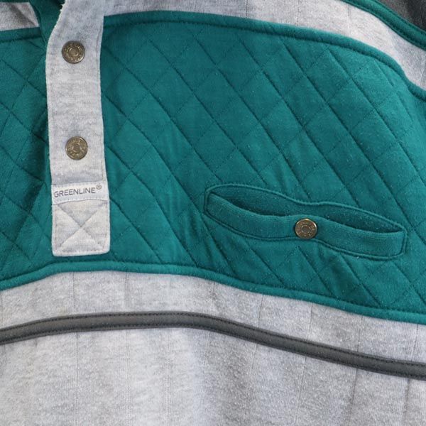 GREENLINE INTERNATIONAL グリーンライン インターナショナル 90s オールド 長袖 スウェット トレーナー グレー メンズ