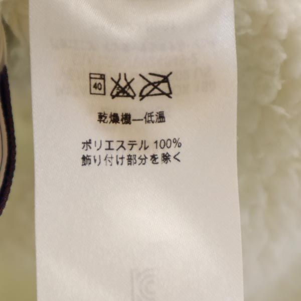 patagonia パタゴニア アウトドア 長袖 ボア フリース ジップパーカー L12 白 キッズ