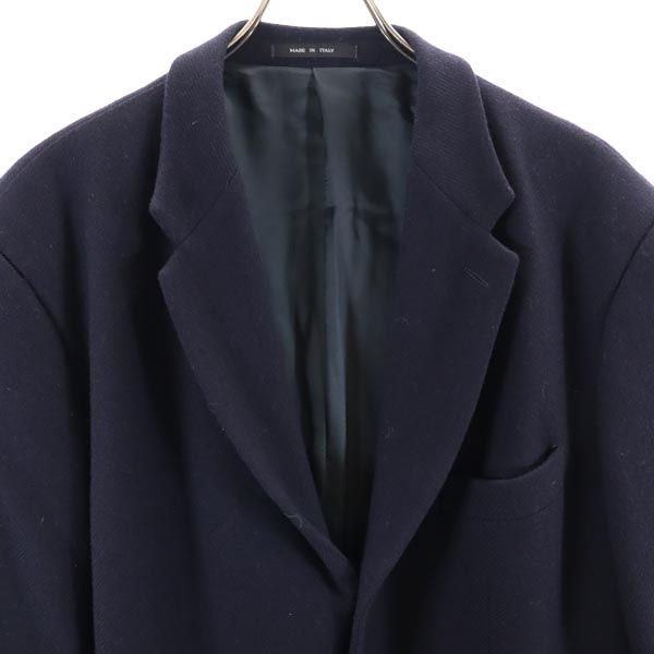 Emporio Armani エンポリオアルマーニ イタリア製 ウール テーラードジャケット ネイビー メンズ