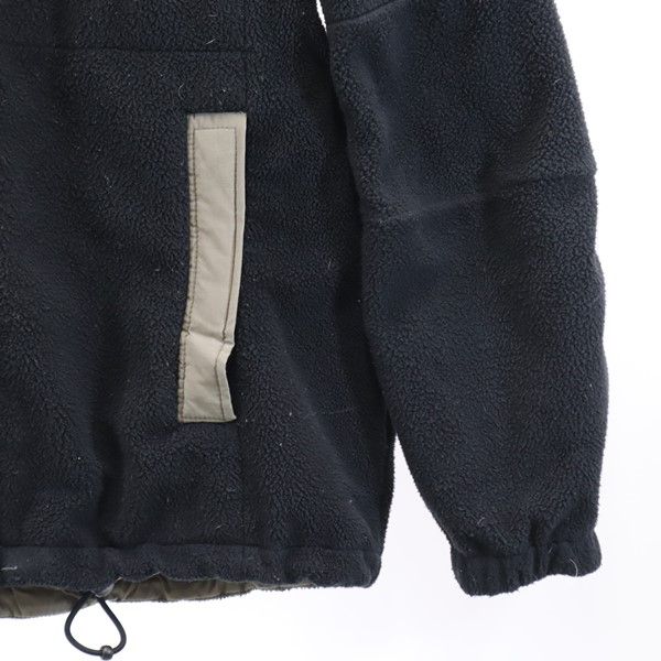 TOMMY HILFIGER トミーヒルフィガー フリースジャケット S ネイビー フード メンズ