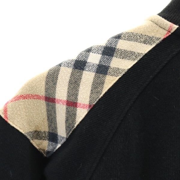 バーバリー 日本製 三陽商会 長袖 ハーフジップ トレーナー 140 ブラック系 BURBERRY キッズ