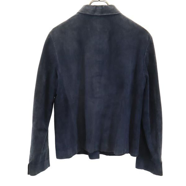 カントリーロード 長袖 スエードレザージャケット L ネイビー系 COUNTRY ROAD レディース