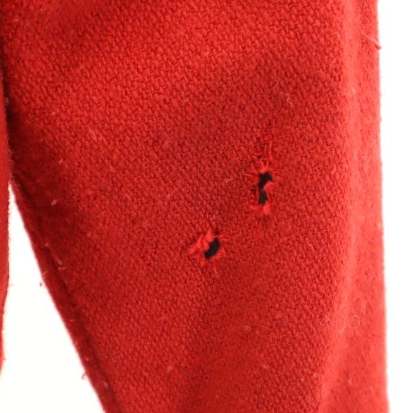 長袖 スタジャン M レッド系 メンズ