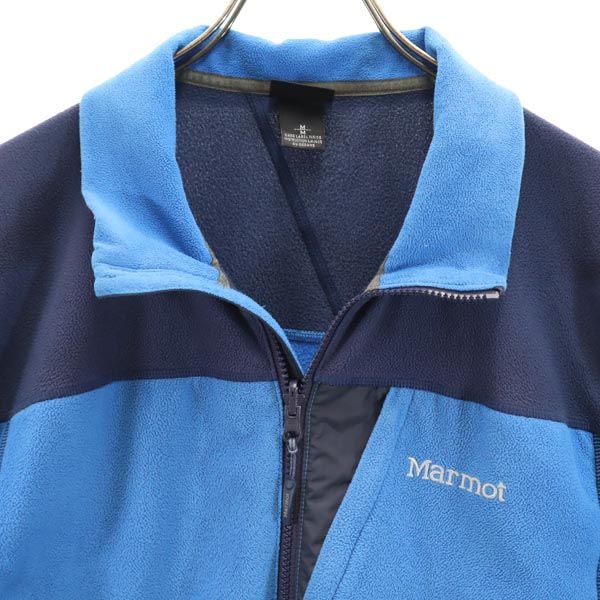 マーモット アウトドア 長袖 フリースジャケット M ブルー系 MARMOT メンズ