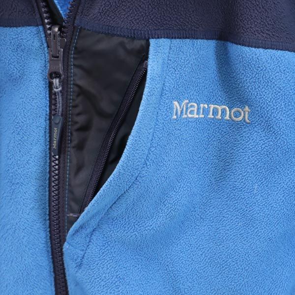 マーモット アウトドア 長袖 フリースジャケット M ブルー系 MARMOT メンズ
