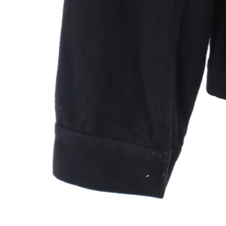 バナナリパブリック 長袖 ウールブレンド ジップパーカー S 黒 Banana Republic レディース