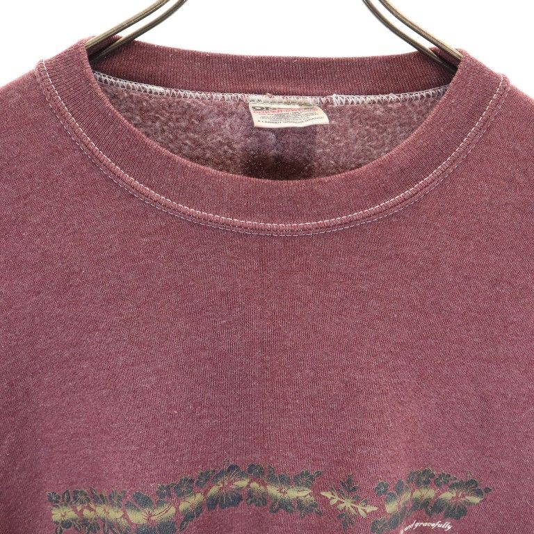 ONEITA オニータ 長袖 スウェット トレーナー XL 紫系 メンズ