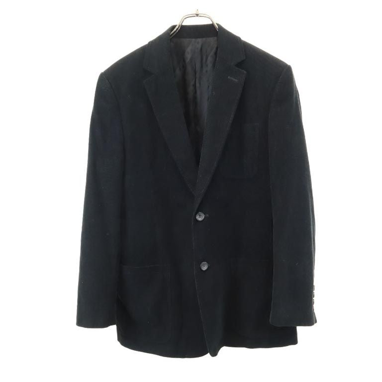 ドルチェアンドガッバーナ イタリア製 コーデュロイ テーラードジャケット 36/50 黒 DOLCE&GABBANA メンズ