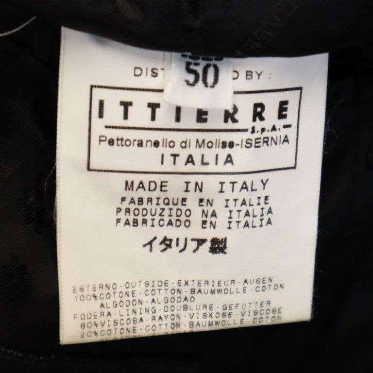 DOLCE&GABBANA ドルチェアンドガッバーナ イタリア製 コーデュロイ テーラードジャケット 36/50 黒 メンズ