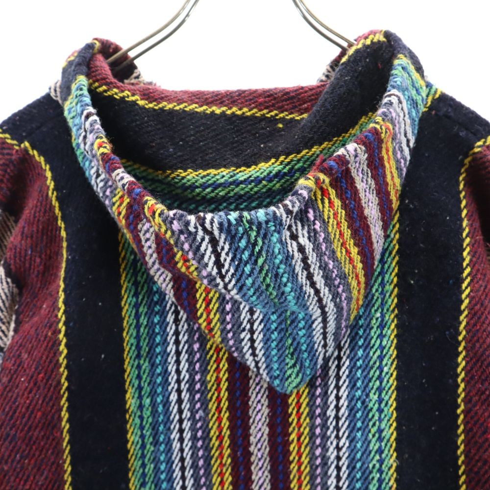 TACOJOES メキシカン 総柄 長袖 ウールブレンド パーカー TACOJOES プルオーバー メンズ