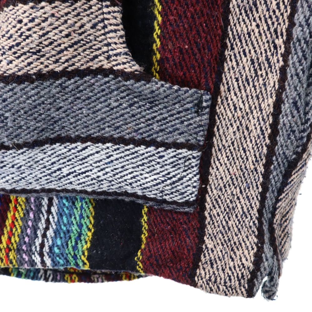 TACOJOES メキシカン 総柄 長袖 ウールブレンド パーカー TACOJOES プルオーバー メンズ