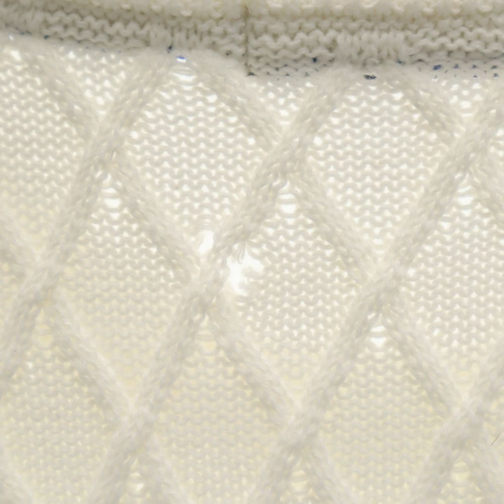 BURBERRY BLACK LABEL バーバリーブラックレーベル 三陽商会 長袖 コットン セーター 2 ホワイト系 ニット メンズ