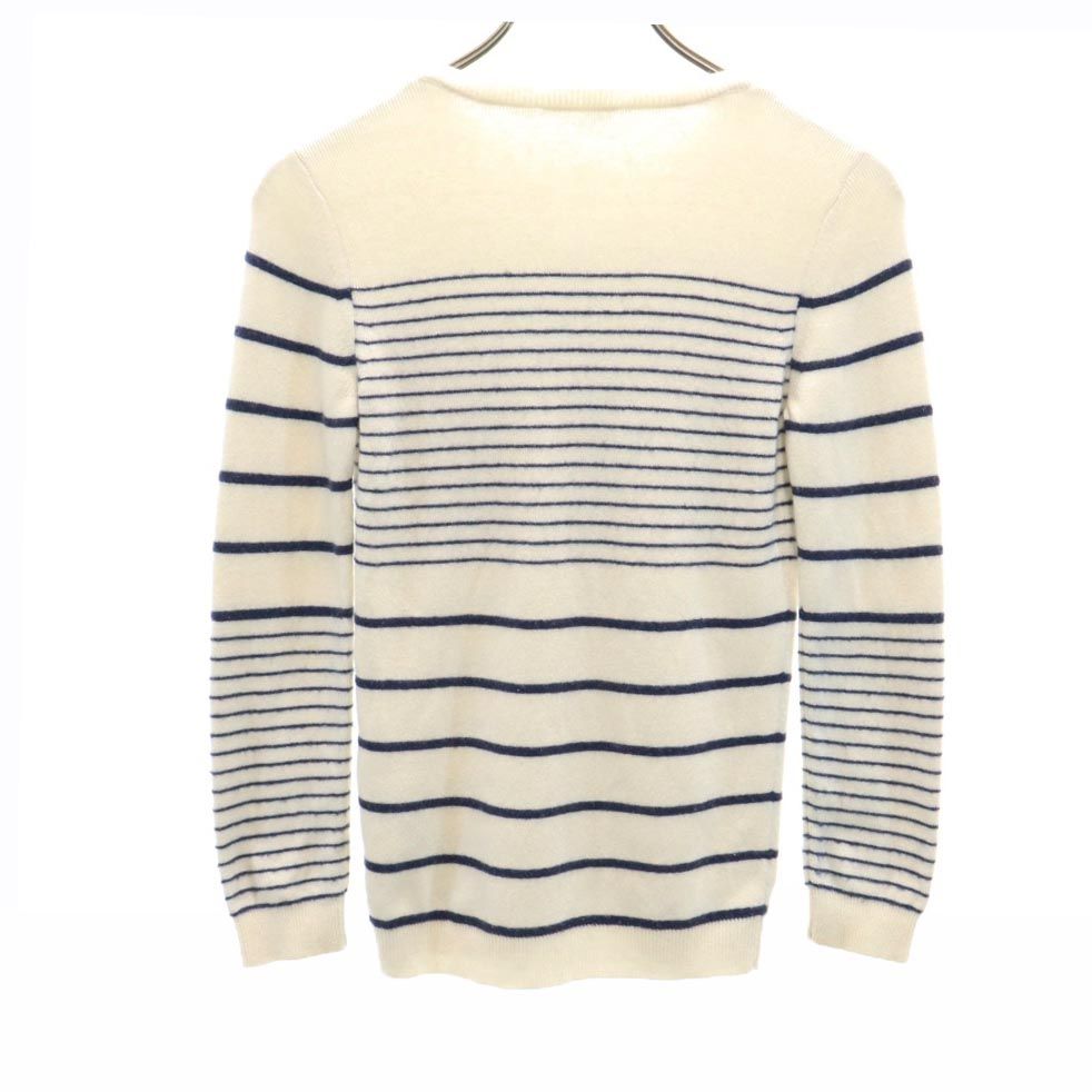 BURBERRY バーバリー ボーダー 長袖 セーター 140cm アイボリー ニット キッズ