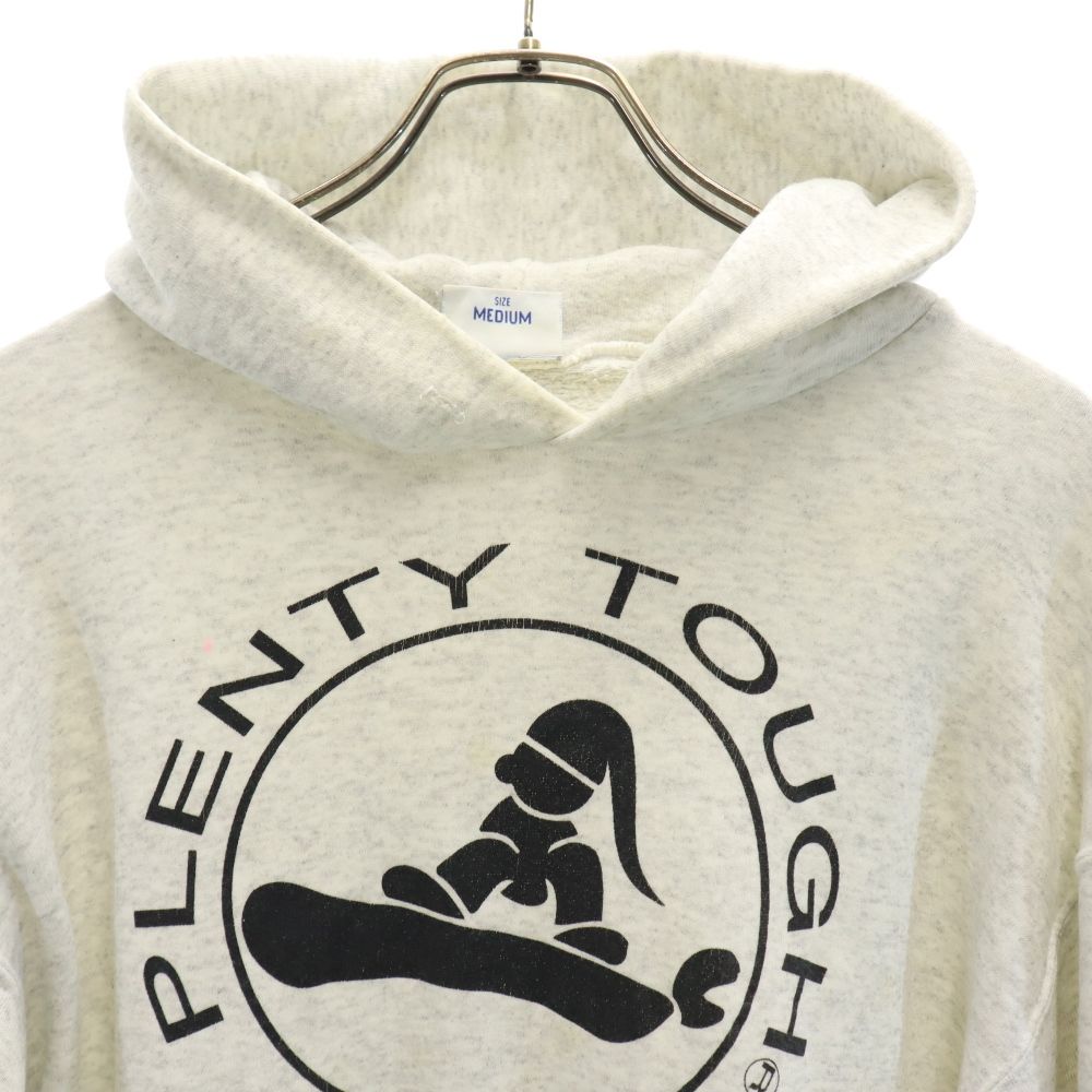 プレンティタフスポーツ USA製 長袖 スウェットパーカー M グレー系 PLENTY TOUGH SPORT 裏起毛 メンズ