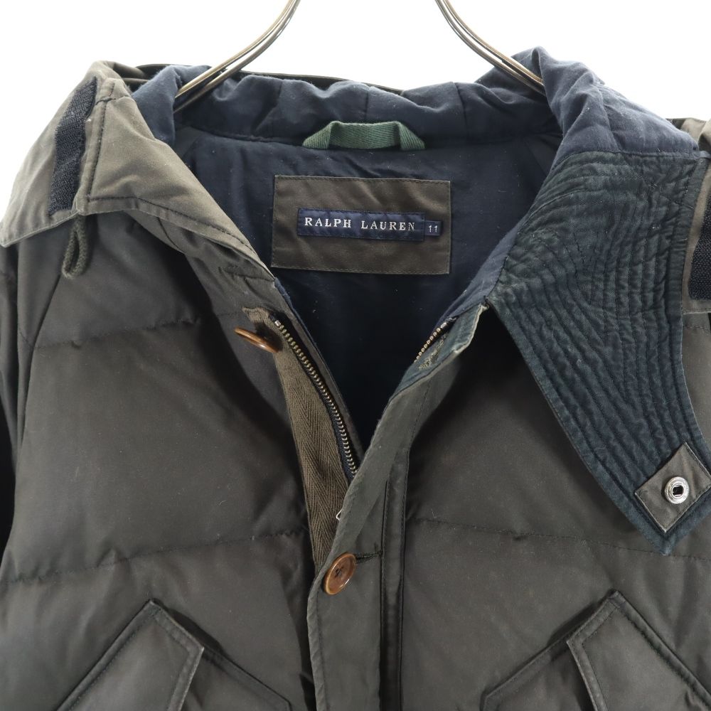 RALPH LAUREN ラルフローレン ダウンジャケット 11 ブラウン系 フード レディース