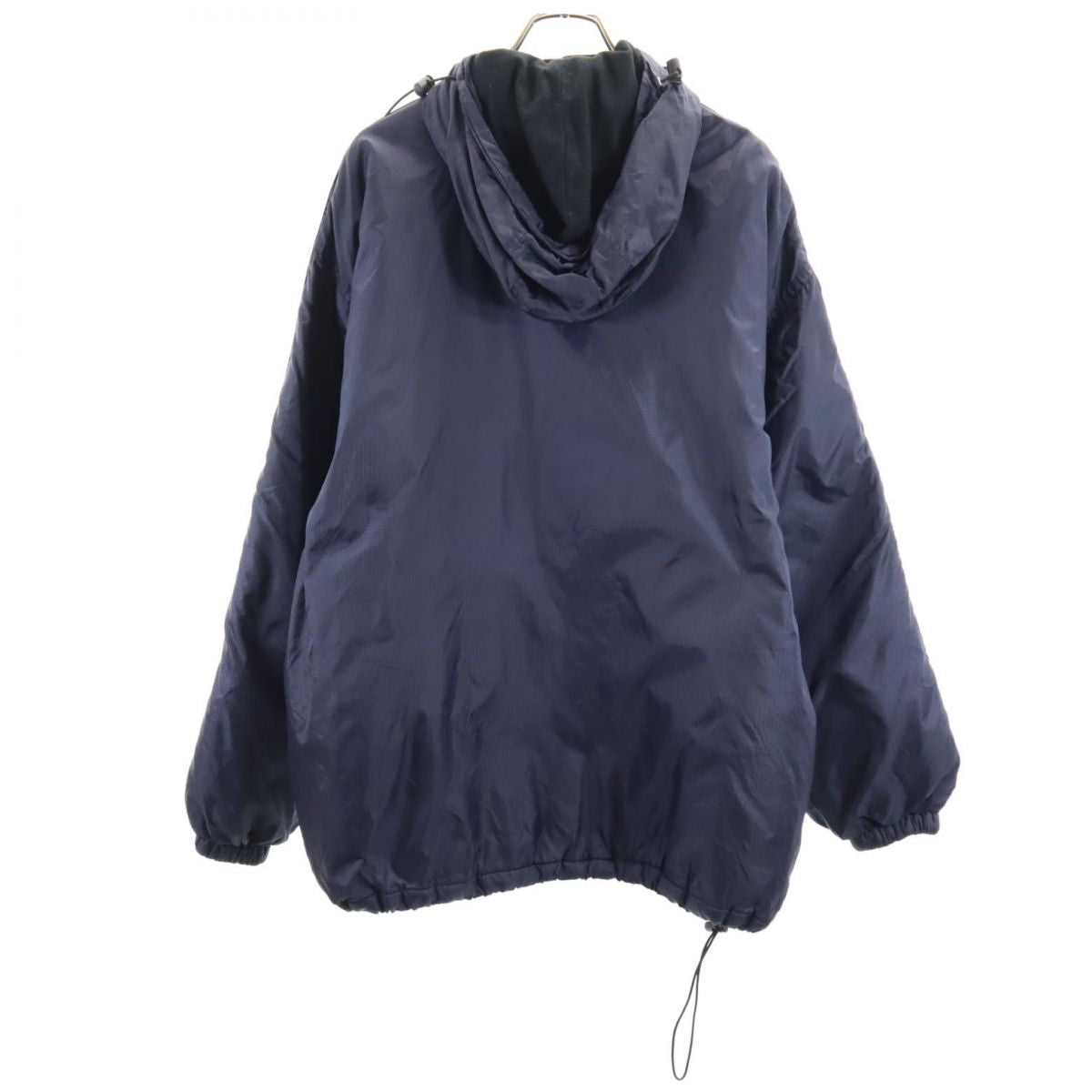 カールカナイ ジーンズ ハーフジップ ジャケット ネイビー Karl Kani Jeans プルオーバー 裏トリコット メンズ