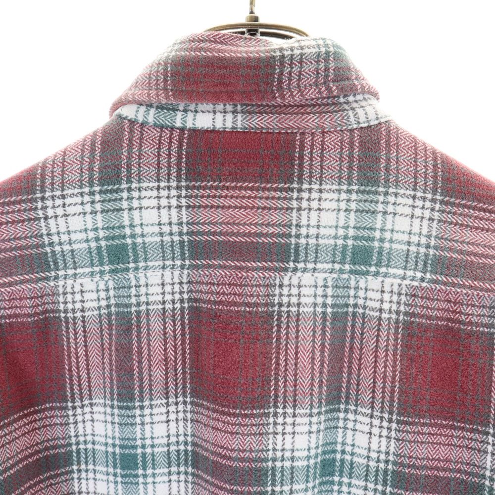 Levi's リーバイス 90s USA製 長袖 チェックシャツ L レッド系 メンズ