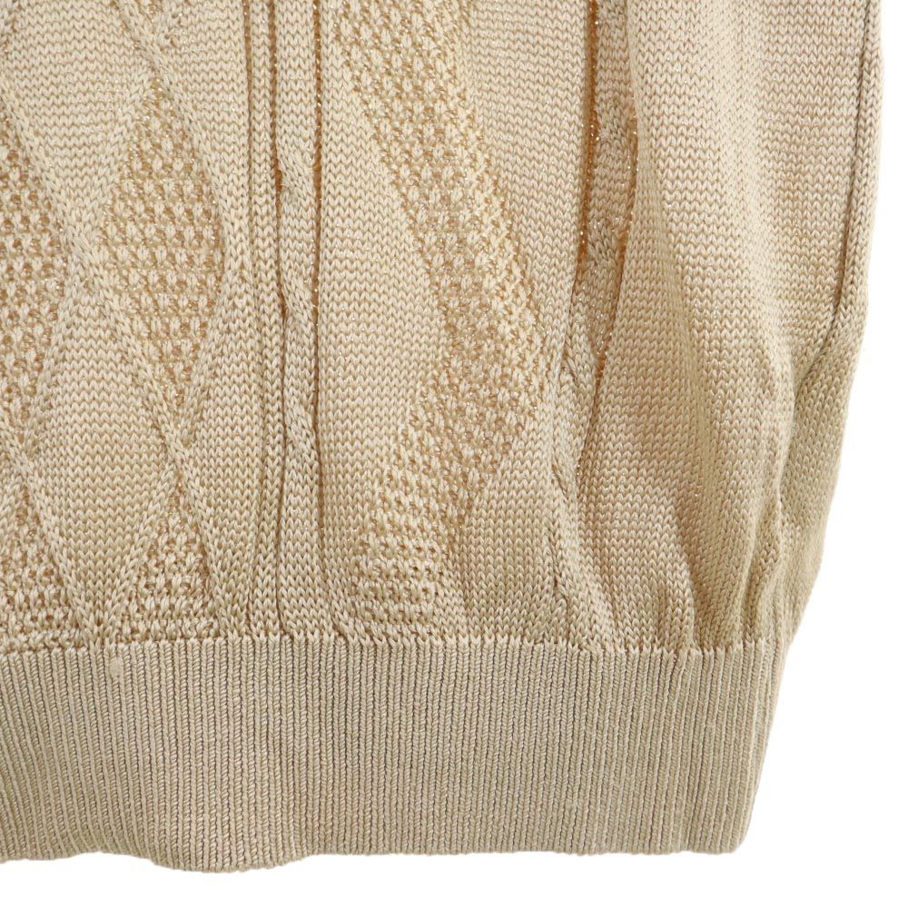 Burberrys バーバリーズ 90s シルク100％ オールド 長袖 セーター M ベージュ系 ニット メンズ