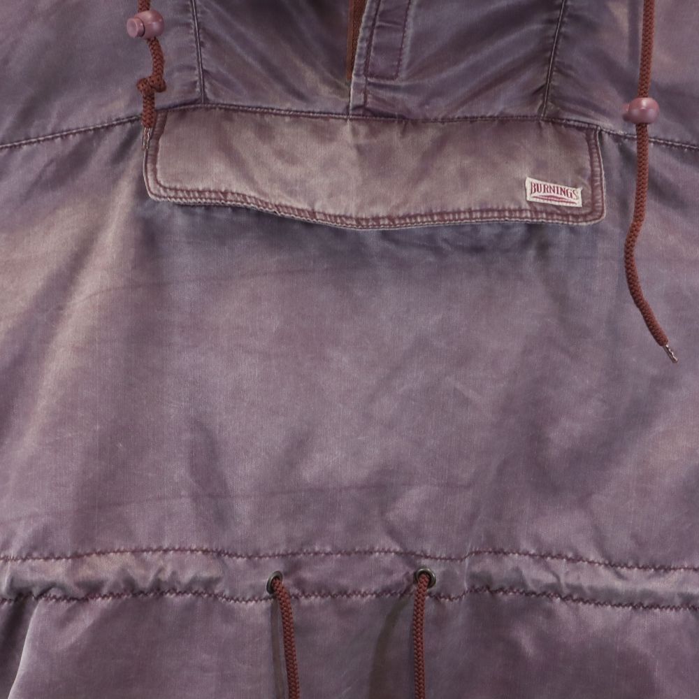 90s 硫化染め プルオーバー ジャケット F パープル系 裏キルティング レディース