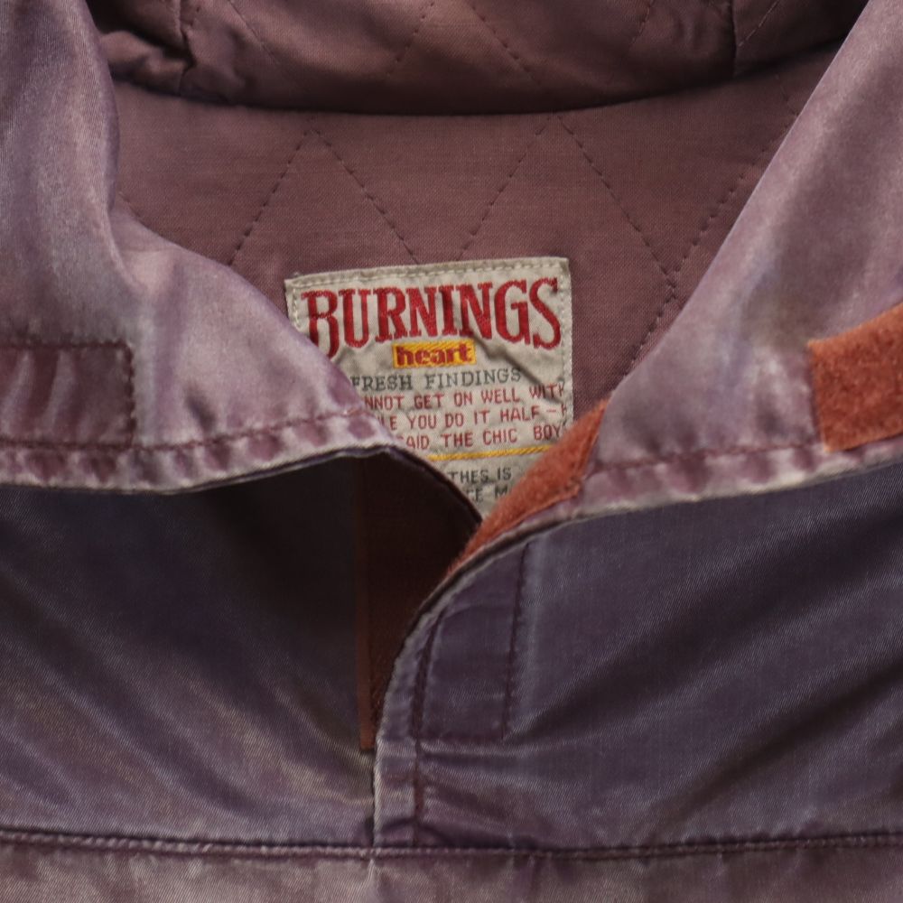 90s 硫化染め プルオーバー ジャケット F パープル系 裏キルティング レディース