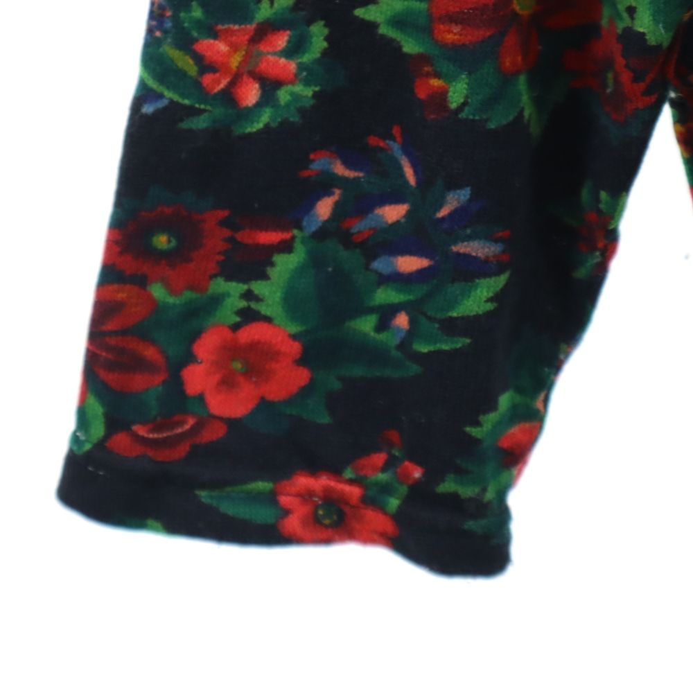 KENZO ケンゾー イタリア製 花柄 長袖 ウールブレンド セーター 2 黒系 ニット レディース