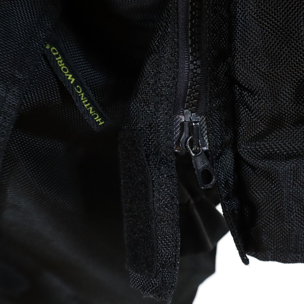 HUNTING WORLD ハンティングワールド ナイロンジャケット ブラック フード メンズ