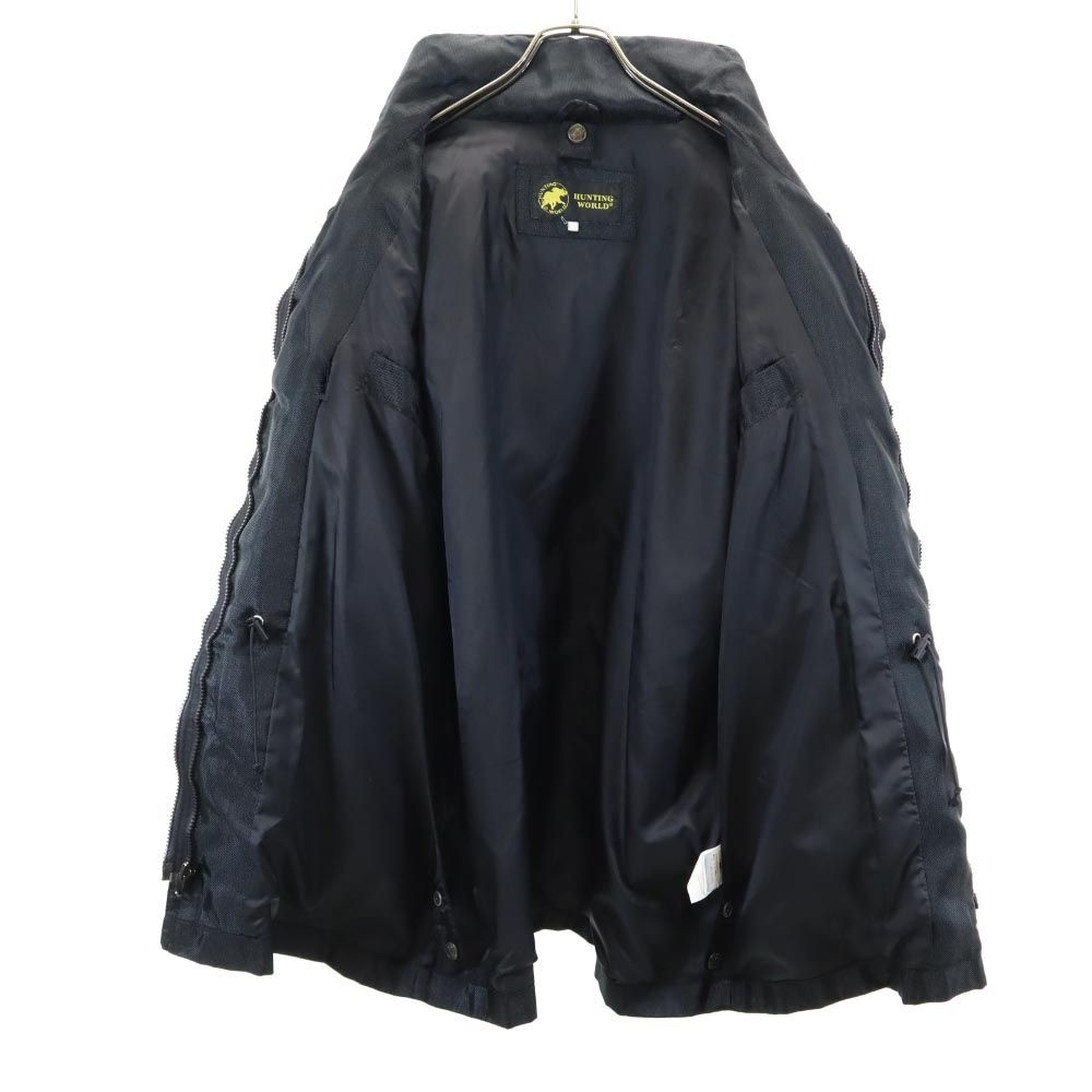 HUNTING WORLD ハンティングワールド ナイロンジャケット ブラック フード メンズ