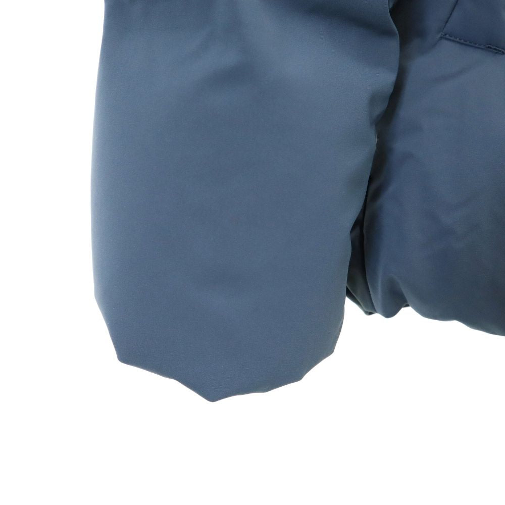 UNIQLO ユニクロ シームレス ダウンジャケット S ブルー フード レディース