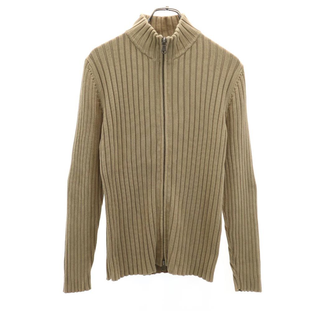 Calvin klein Jeans カルバンクラインジーンズ 長袖 ニットジャケット M ブラウン系 メンズ