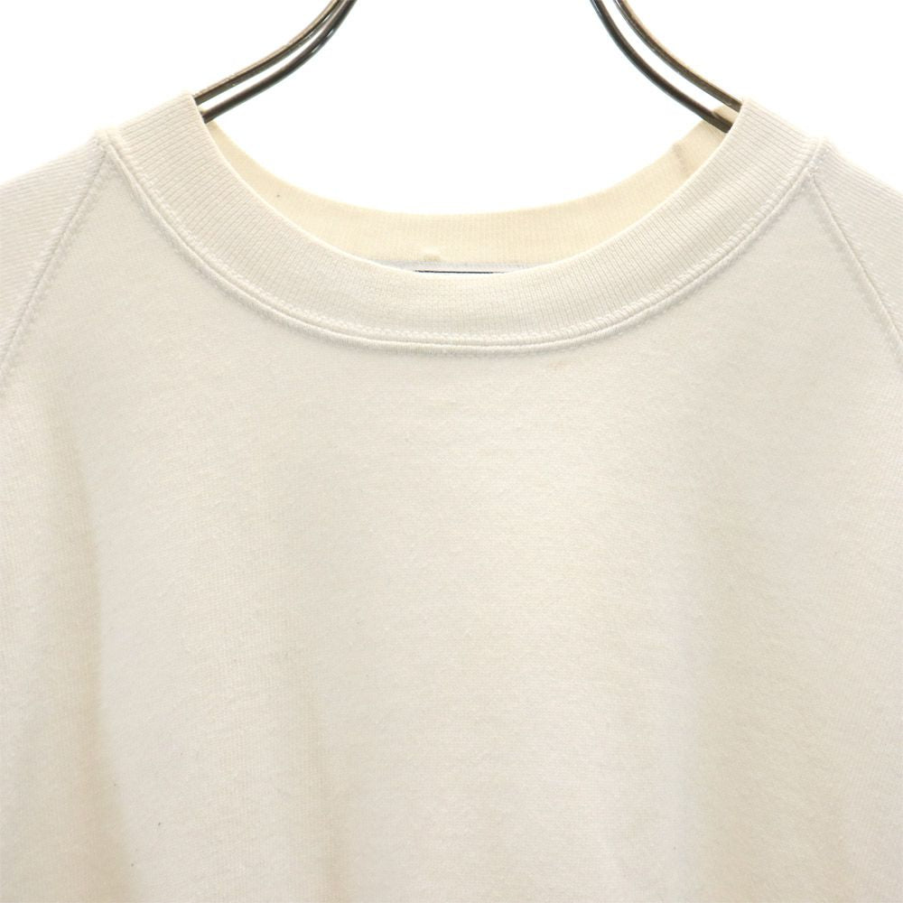 MICHAELA BUERGER ミカエラビュルガー 長袖 トレーナー 切替 スウェット ホワイト プルオーバー 裏起毛 レディース