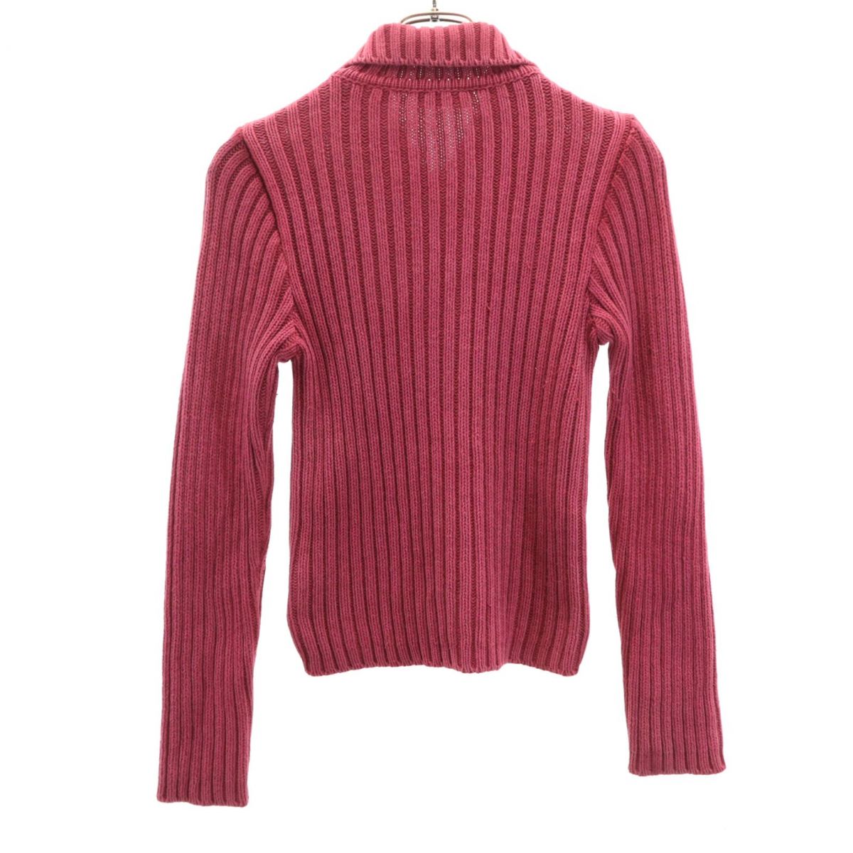 MAX&CO マックスアンドコー イタリア製 長袖 コットン ニットジャケット S ピンク レディース