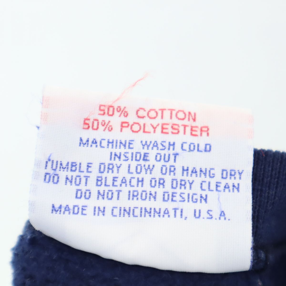 90s USA製 オールド 長袖 トレーナー XL ネイビー 裏起毛 スウェット メンズ