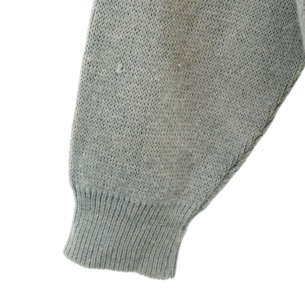 Arnold Palmer アーノルドパーマー 90s ウールブレンド オールド 長袖 Vネック セーター L グレー系 ニット メンズ