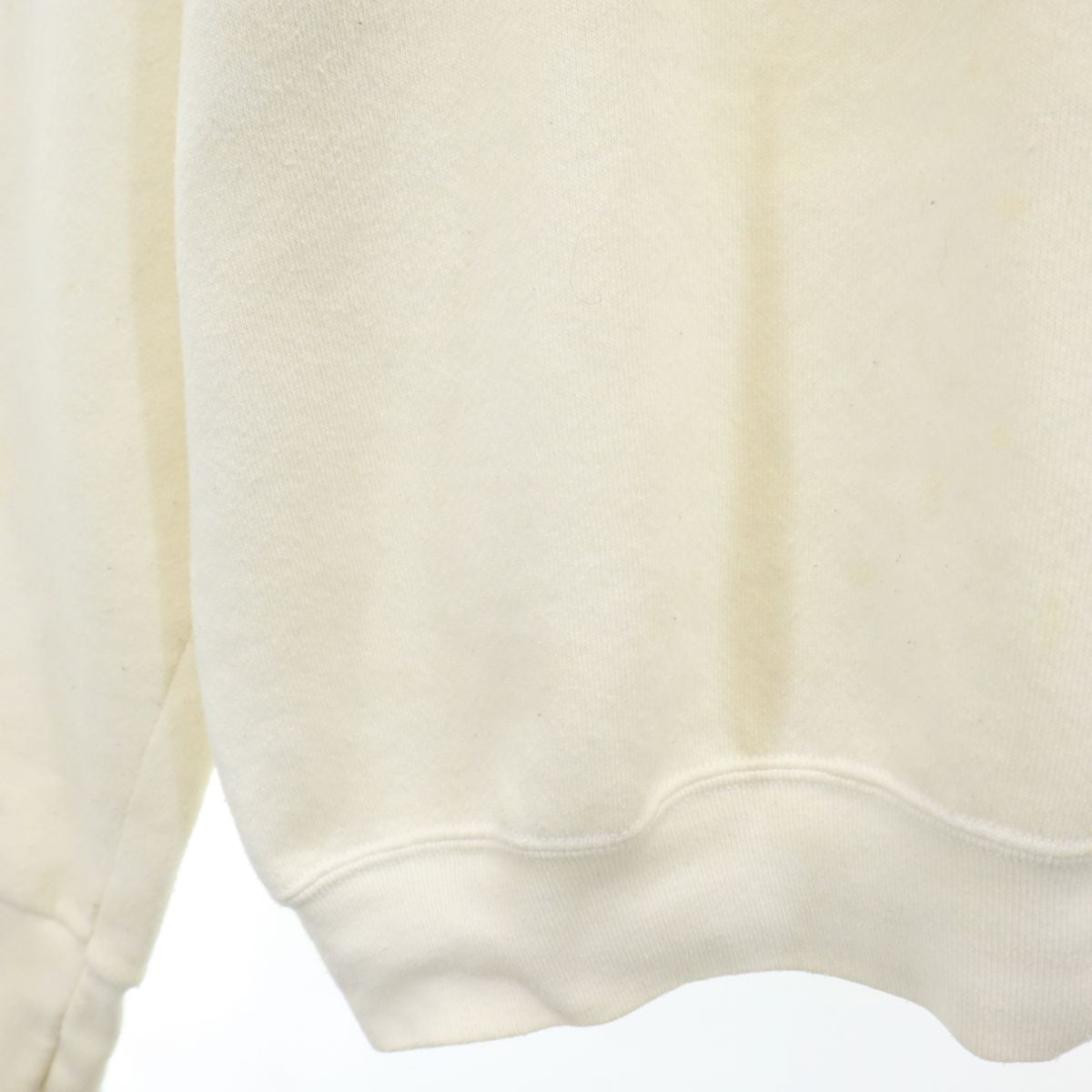 FRUIT OF THE LOOM フルーツオブザルーム 90s オールド 長袖 トレーナー XL ホワイト スウェット 裏起毛 メンズ