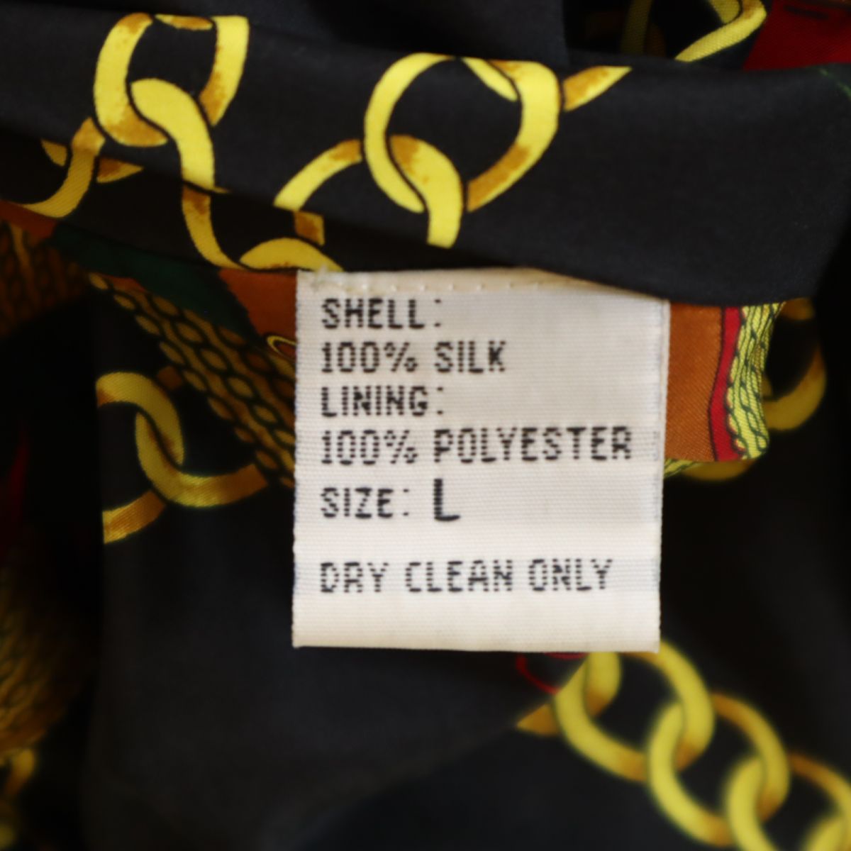 オールド 90s 総柄 リバーシブル キルティングジャケット L ブラック系 OLD メンズ