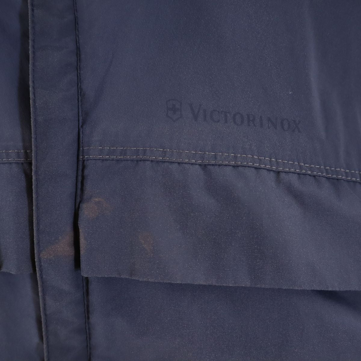 Victorinox ビクトリノックス ナイロンジャケット S ネイビー系 フード メンズ