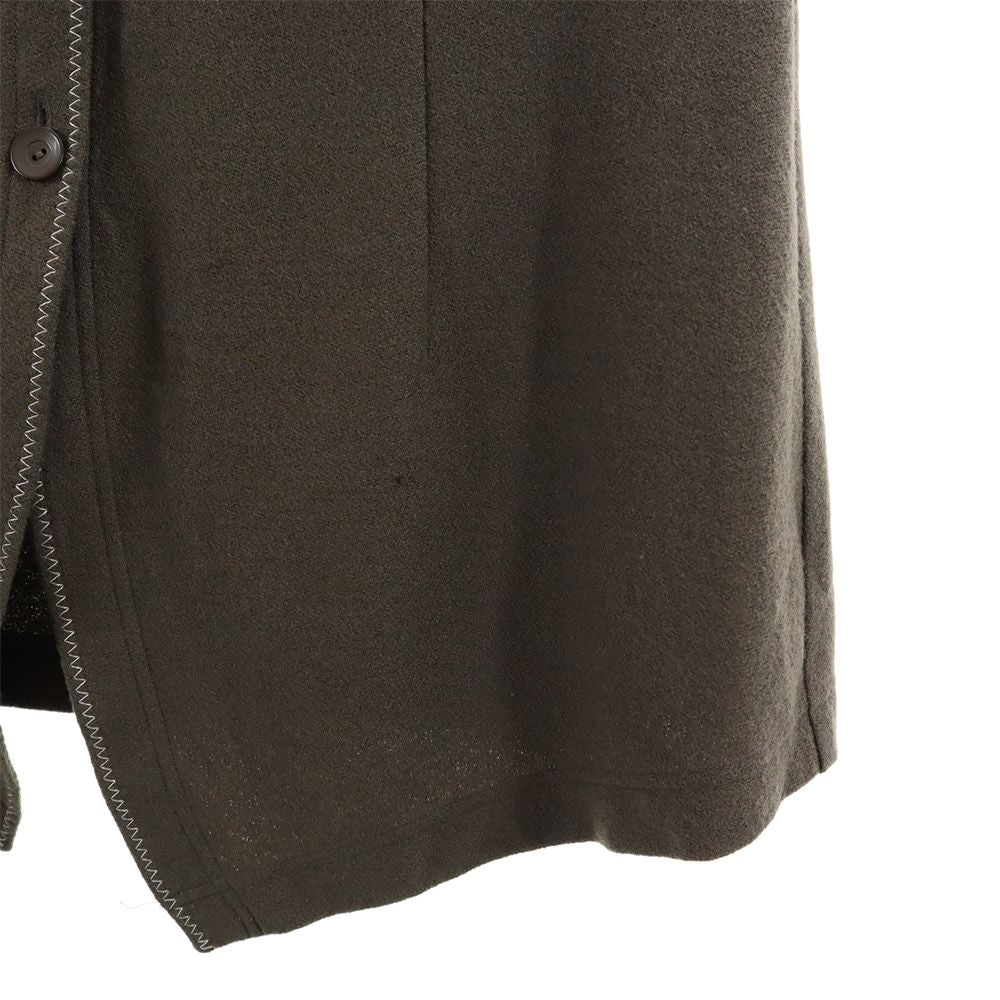 LANCEL ランセル 長袖 ウール シャツ M ブラウン系 レディース