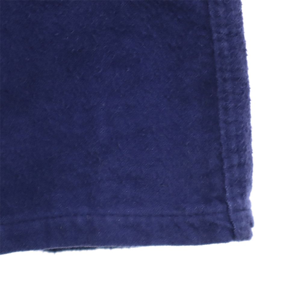 L.L.Bean エルエルビーン 70s ヴィンテージ 筆記体タグ モアシャツ 長袖 シャツ 12 ネイビー キッズ