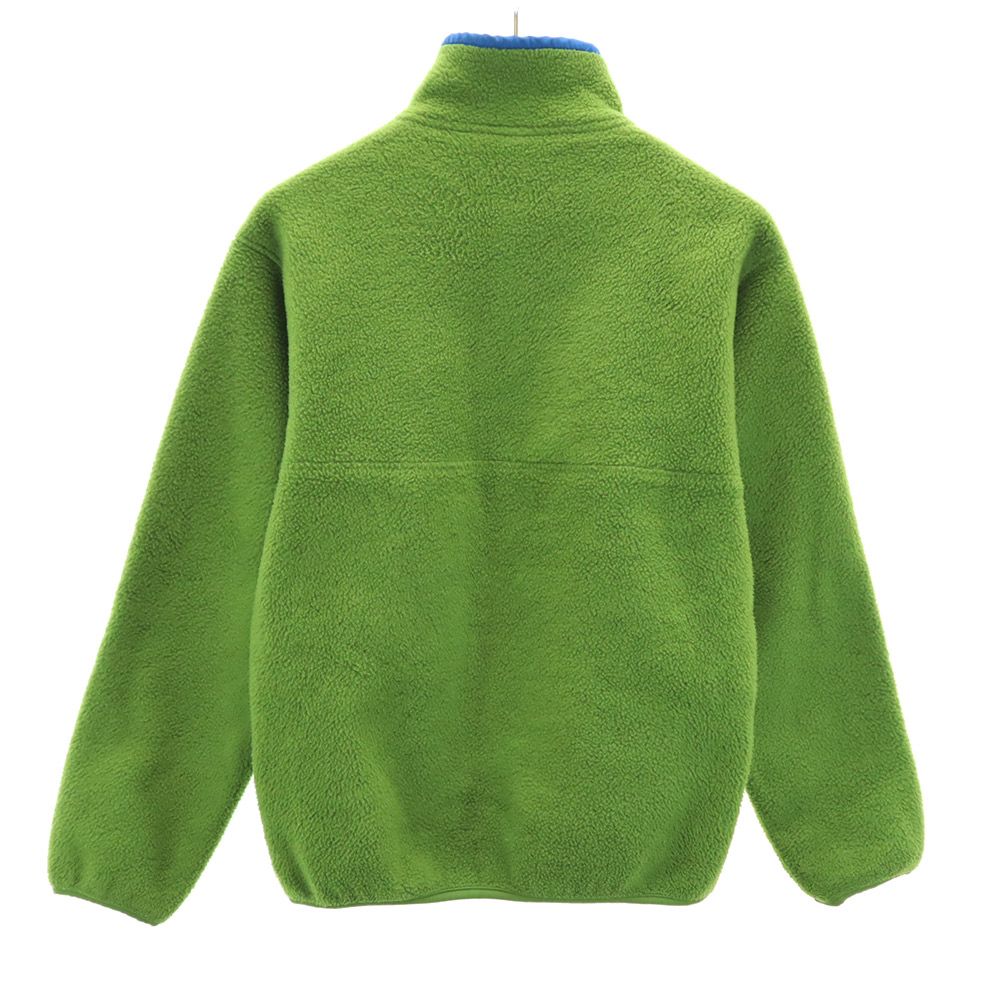 パタゴニア USA製 ハーフボタン フリースジャケット XS 黄緑系 patagonia プルオーバー メンズ