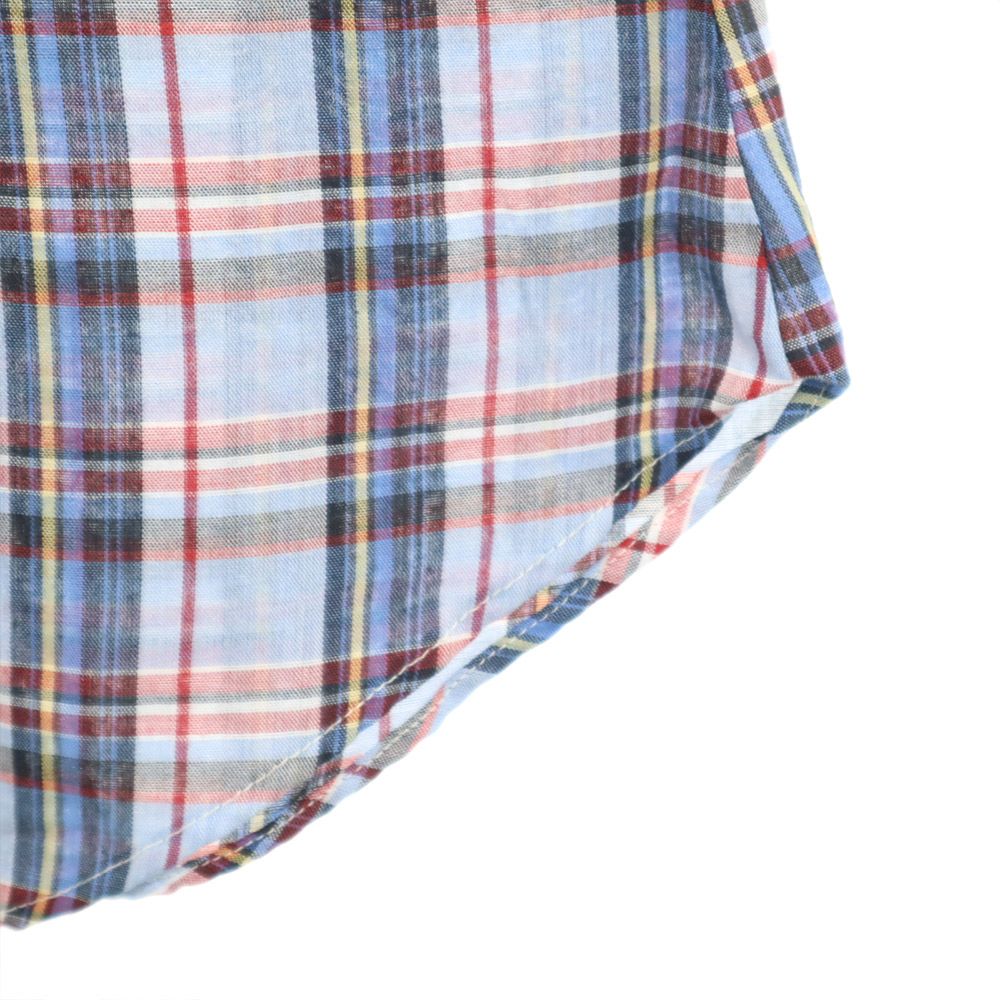 Levi's リーバイス 70s ヴィンテージ チェック柄 長袖 シャツ L ブルー メンズ