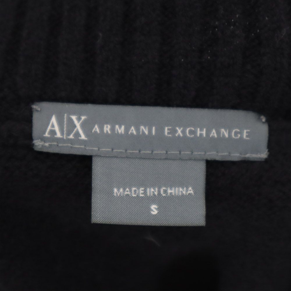 未使用 アルマーニエクスチェンジ ニットジャケット S ブラック ARMANI EXCHANGE レディース