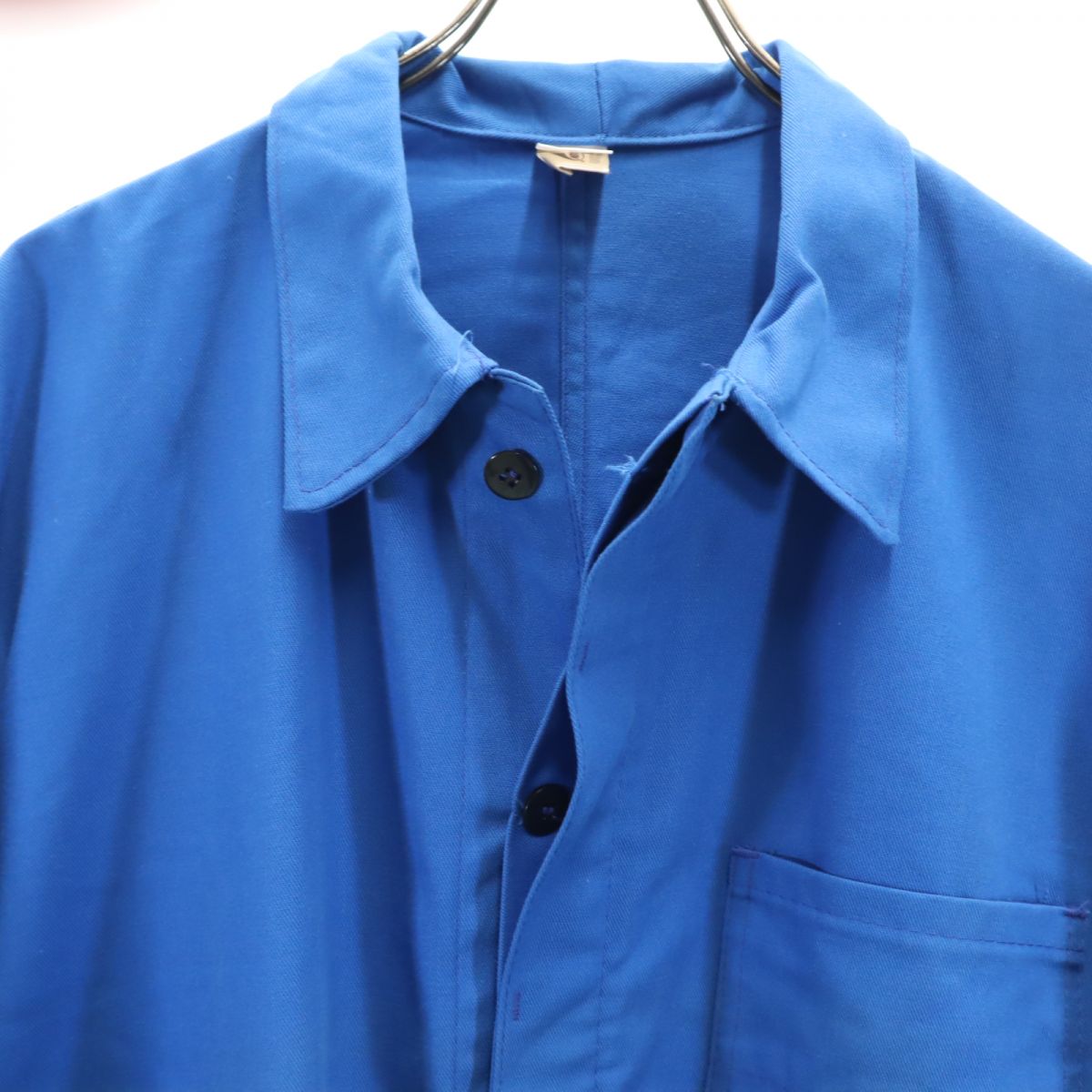 O.B.F. 70s ジャーマンワーク ワークジャケット 54 ブルー メンズ