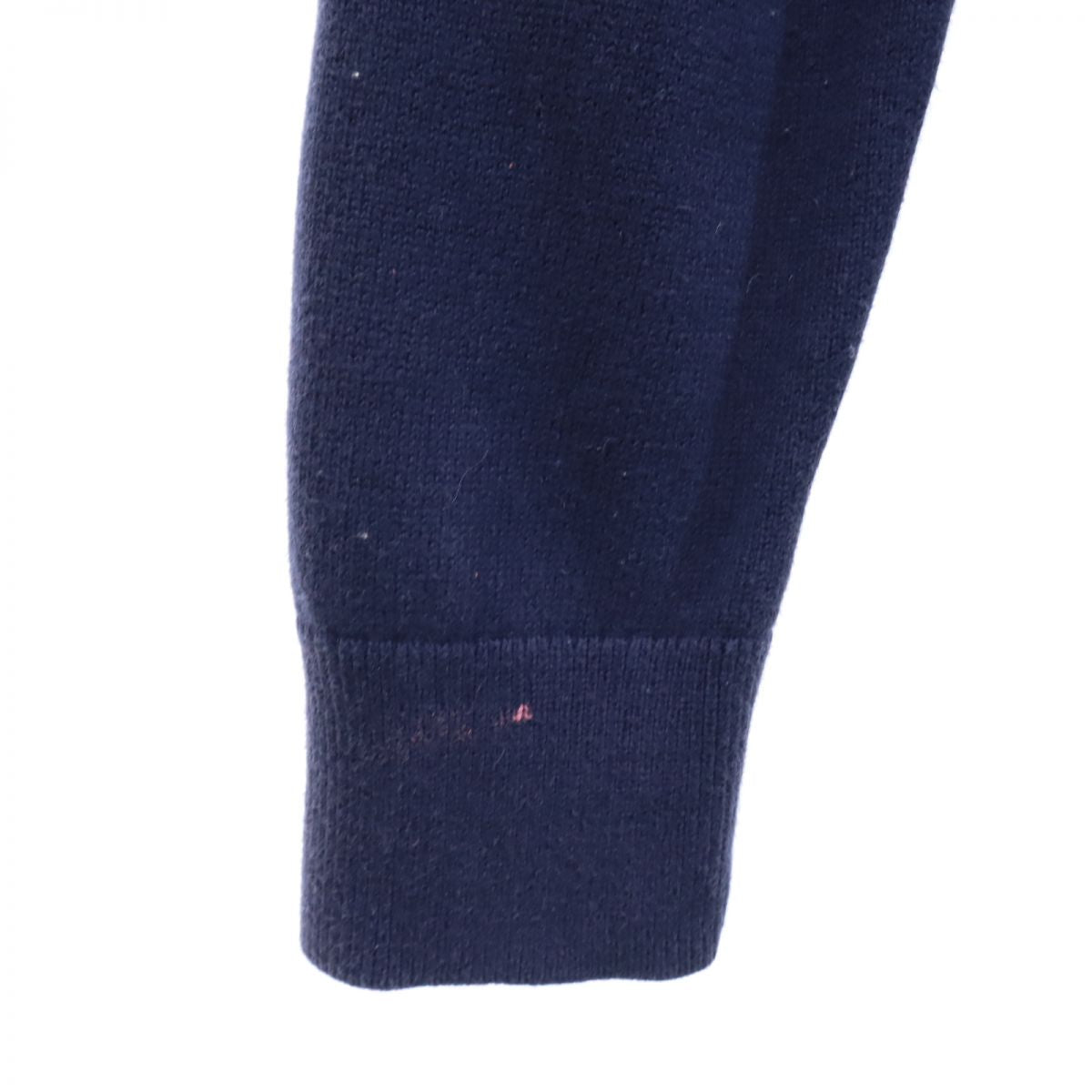 Calvin klein Jeans カルバンクラインジーンズ 長袖 ハーフジップ コットンニット セーター M ネイビー メンズ