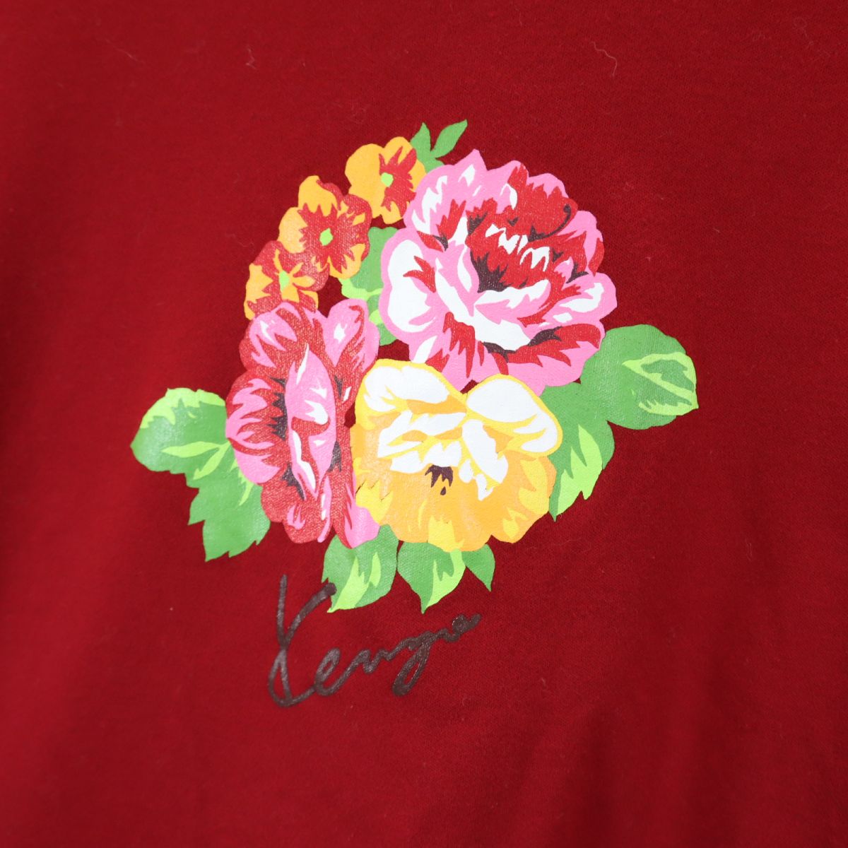 KENZO ケンゾー 長袖 Tシャツ 140 赤 ロンT キッズ