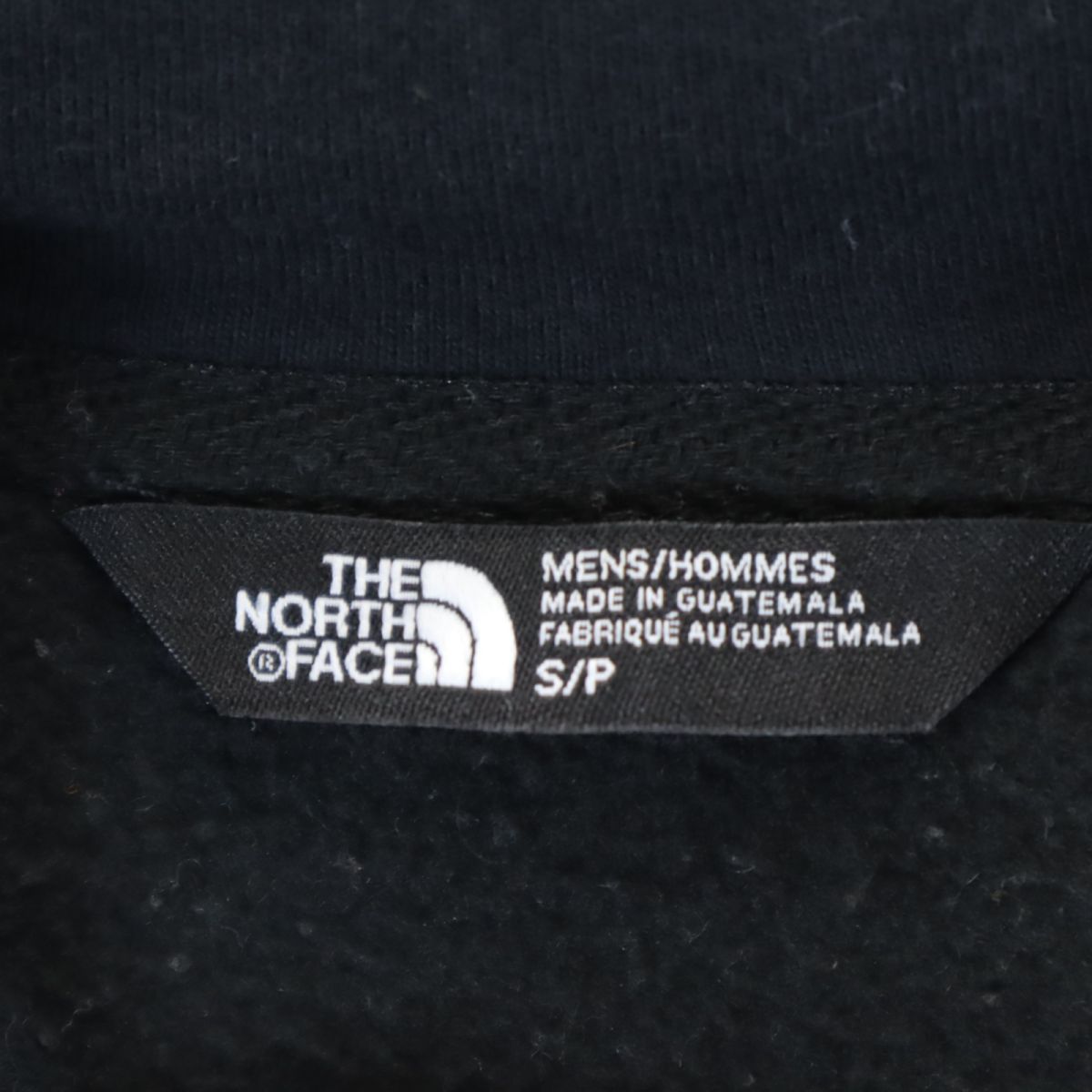 ノースフェイス アウトドア 長袖 スウェットパーカー S 黒 THE NORTH FACE 裏起毛 メンズ