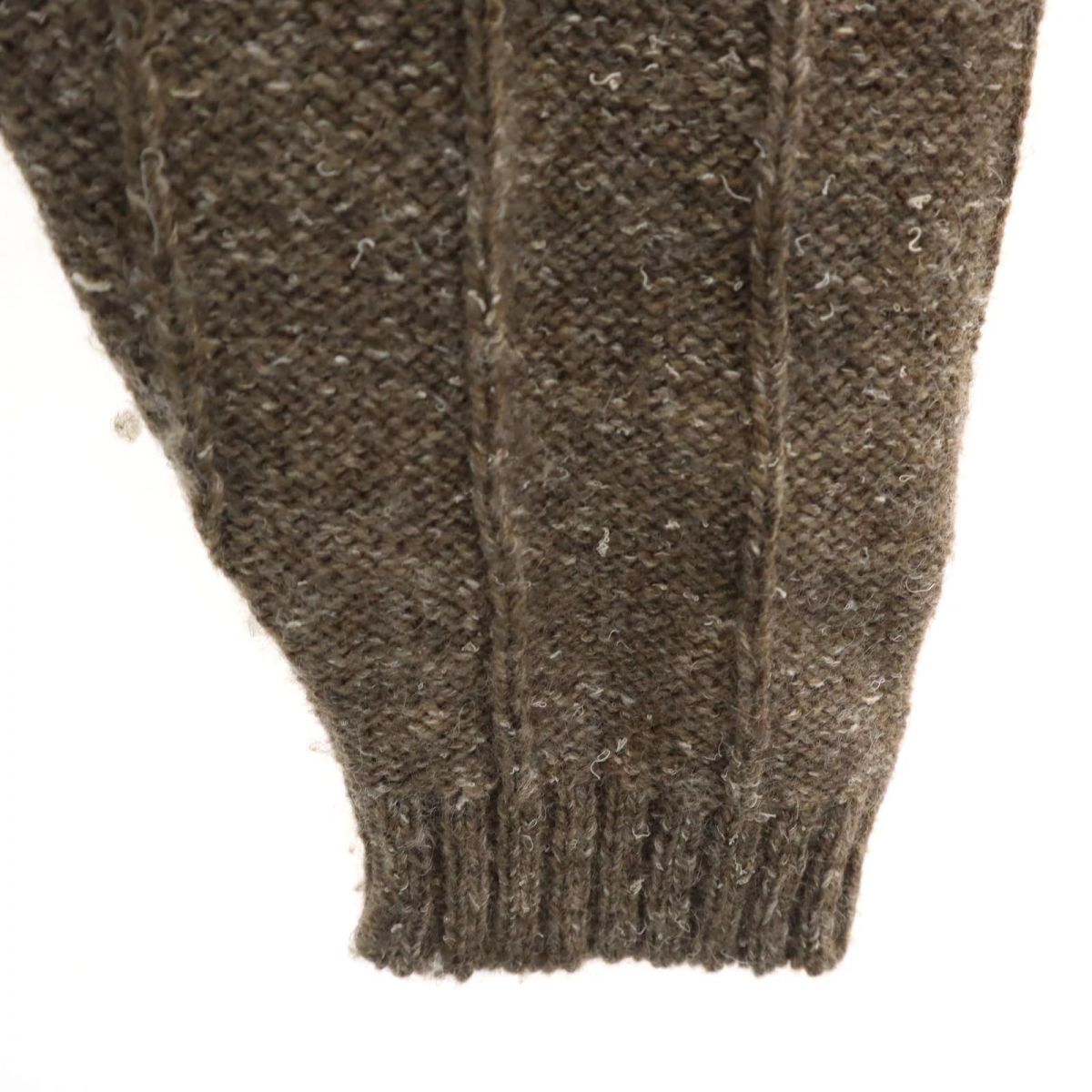 ランセル ウールブレンド 長袖 ニット セーター 150 ベージュ系 LANCEL キッズ