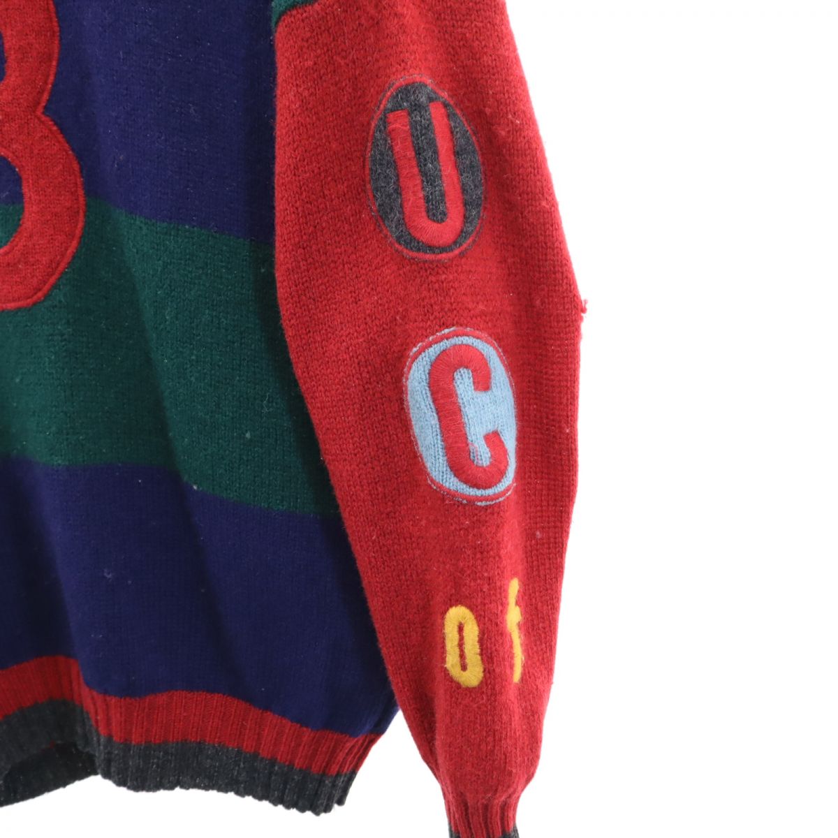 UNITED COLORS OF BENETTON ユナイテッド カラーズ オブ ベネトン 90s イタリア製 オールド 長袖 セーター ニット メンズ