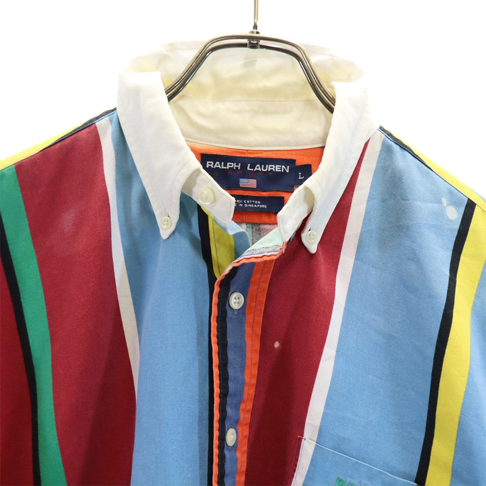 RALPH LAUREN SPORT ラルフローレン スポーツ 長袖 ボタンダウンシャツ L メンズ