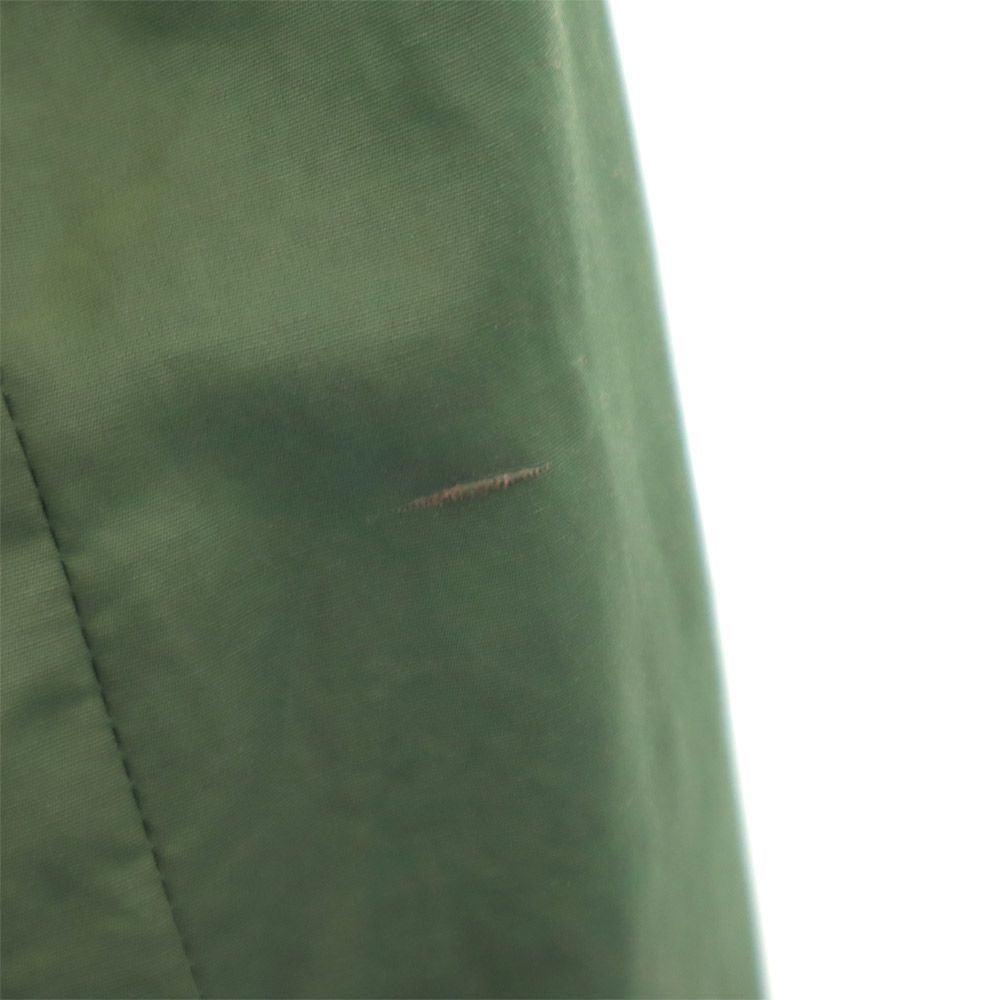 CELINE セリーヌ フランス製 ミンク ファー襟付き 中綿ジャケット 38 グリーン レディース