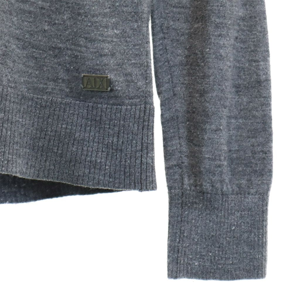 ARMANI EXCHANGE アルマーニエクスチェンジ ウールブレンド 長袖 セーター XS グレー ニット メンズ